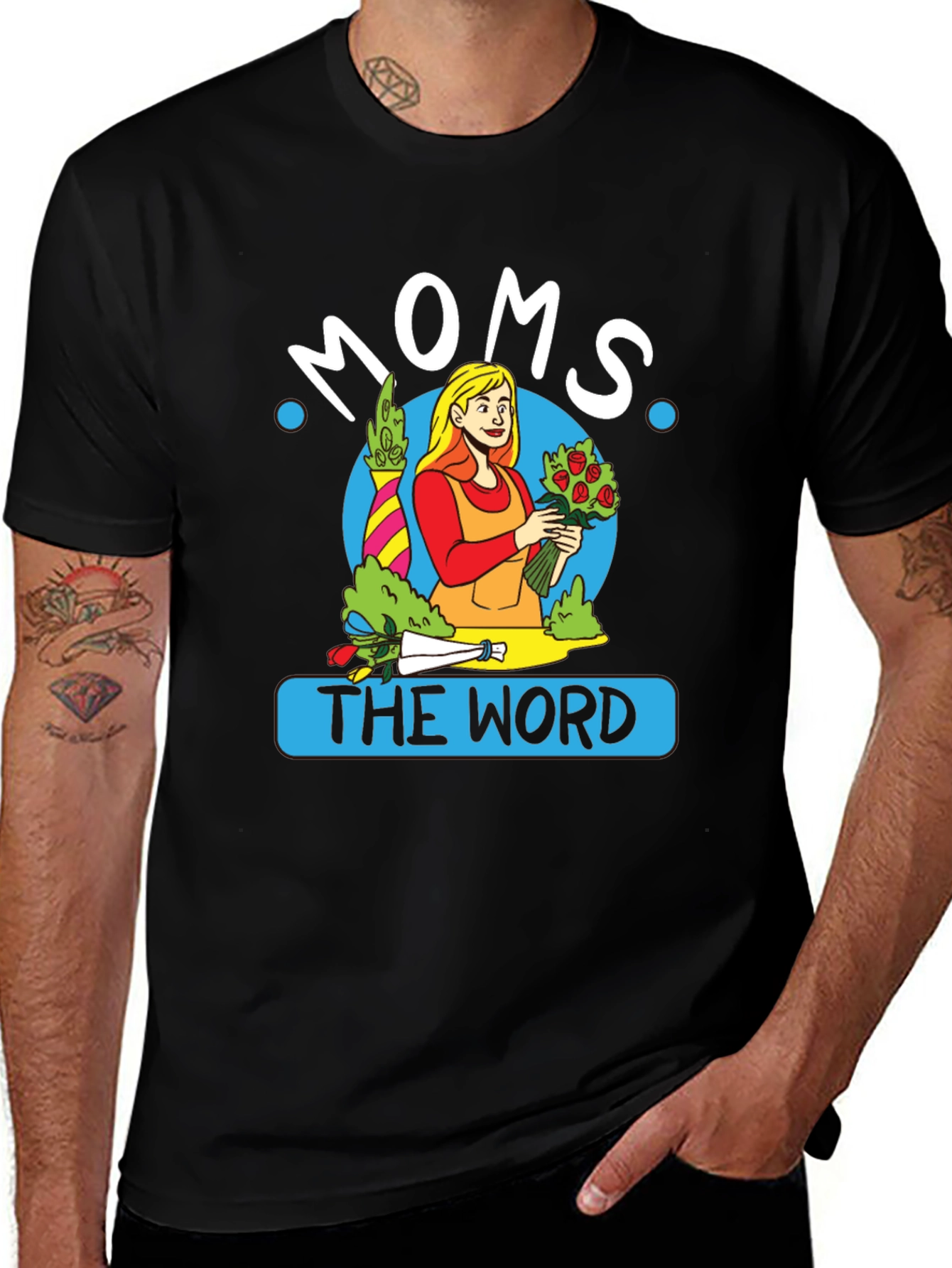 Moms the Word Graphic Tee