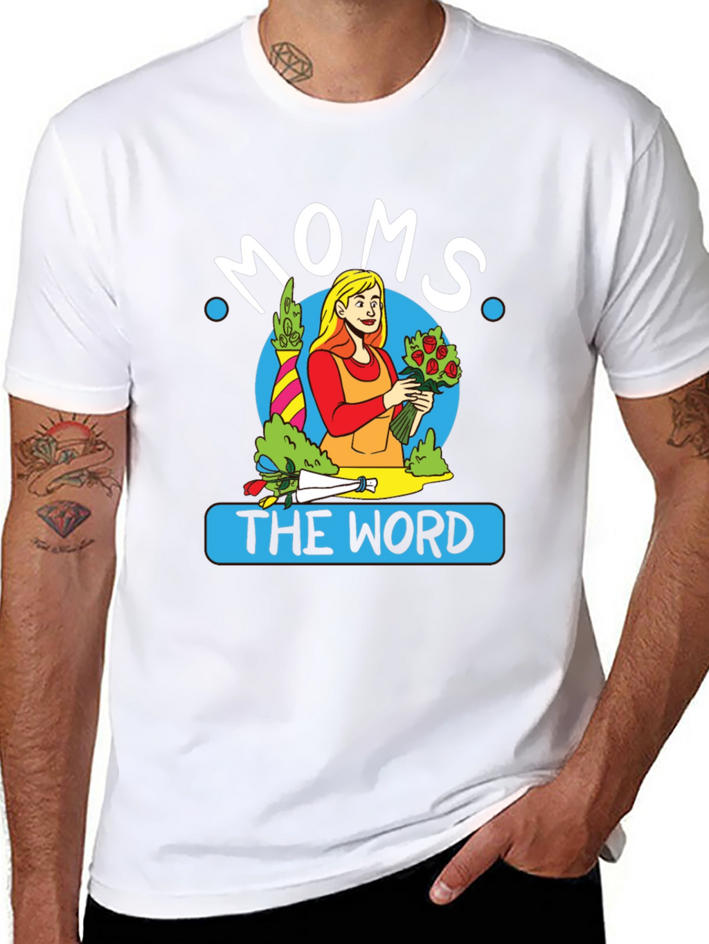 Moms the Word Graphic Tee