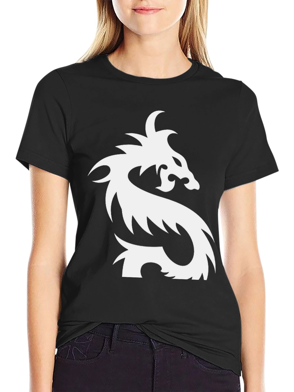 Dragon Graphic Black Tee
