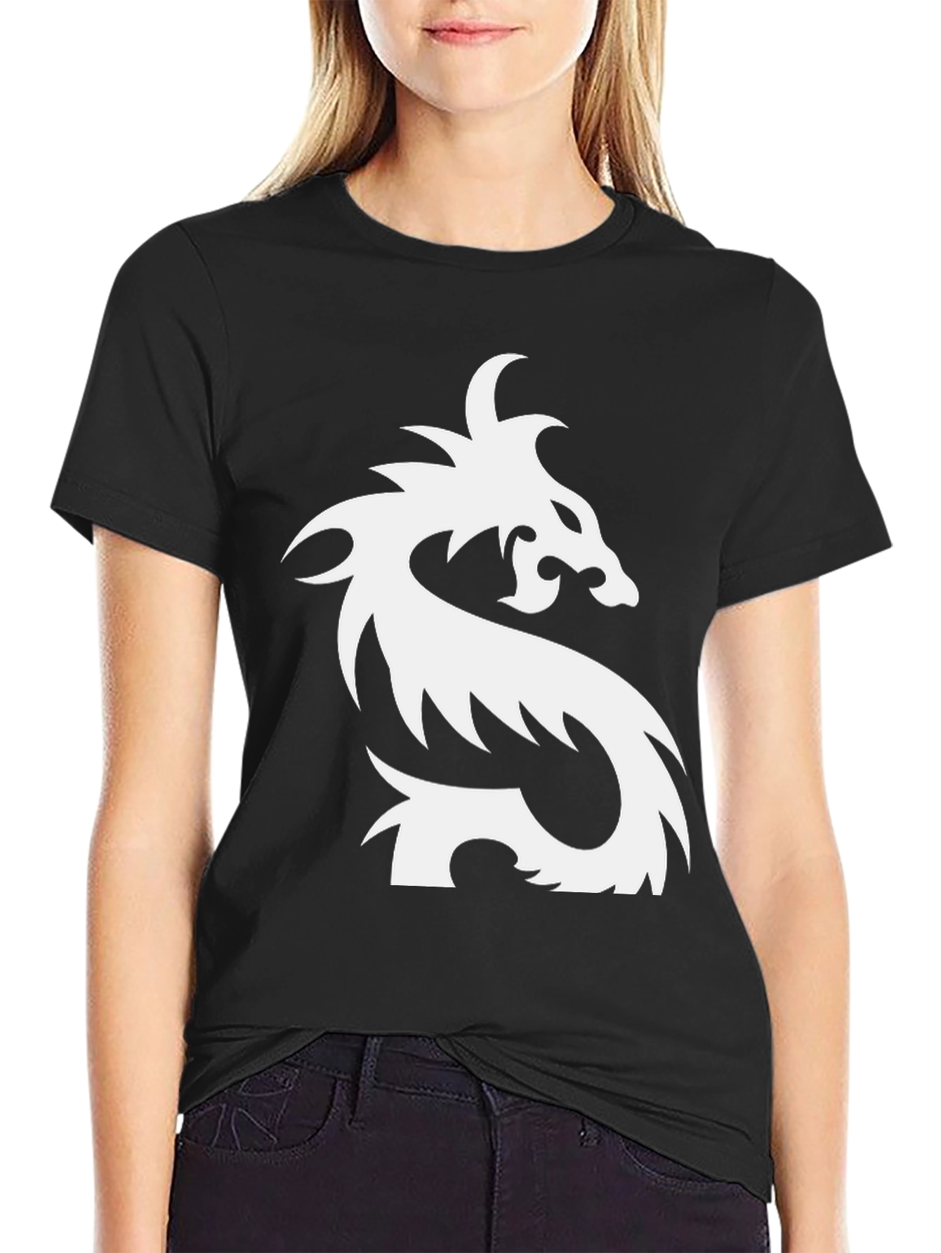 Dragon Graphic Black Tee