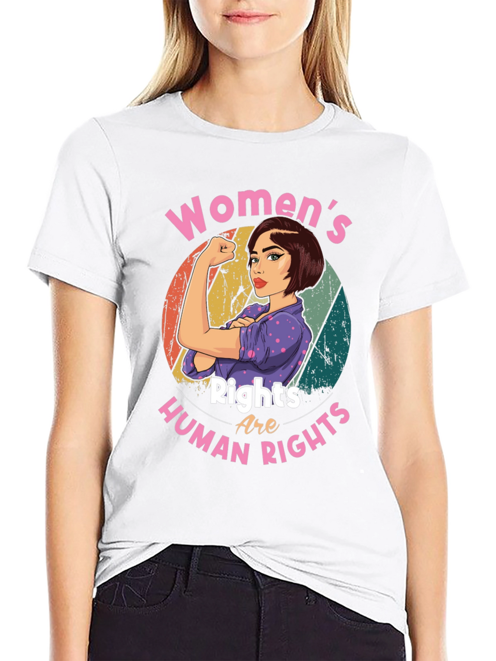 Womens Rights Are Human Rights Graphic Tee