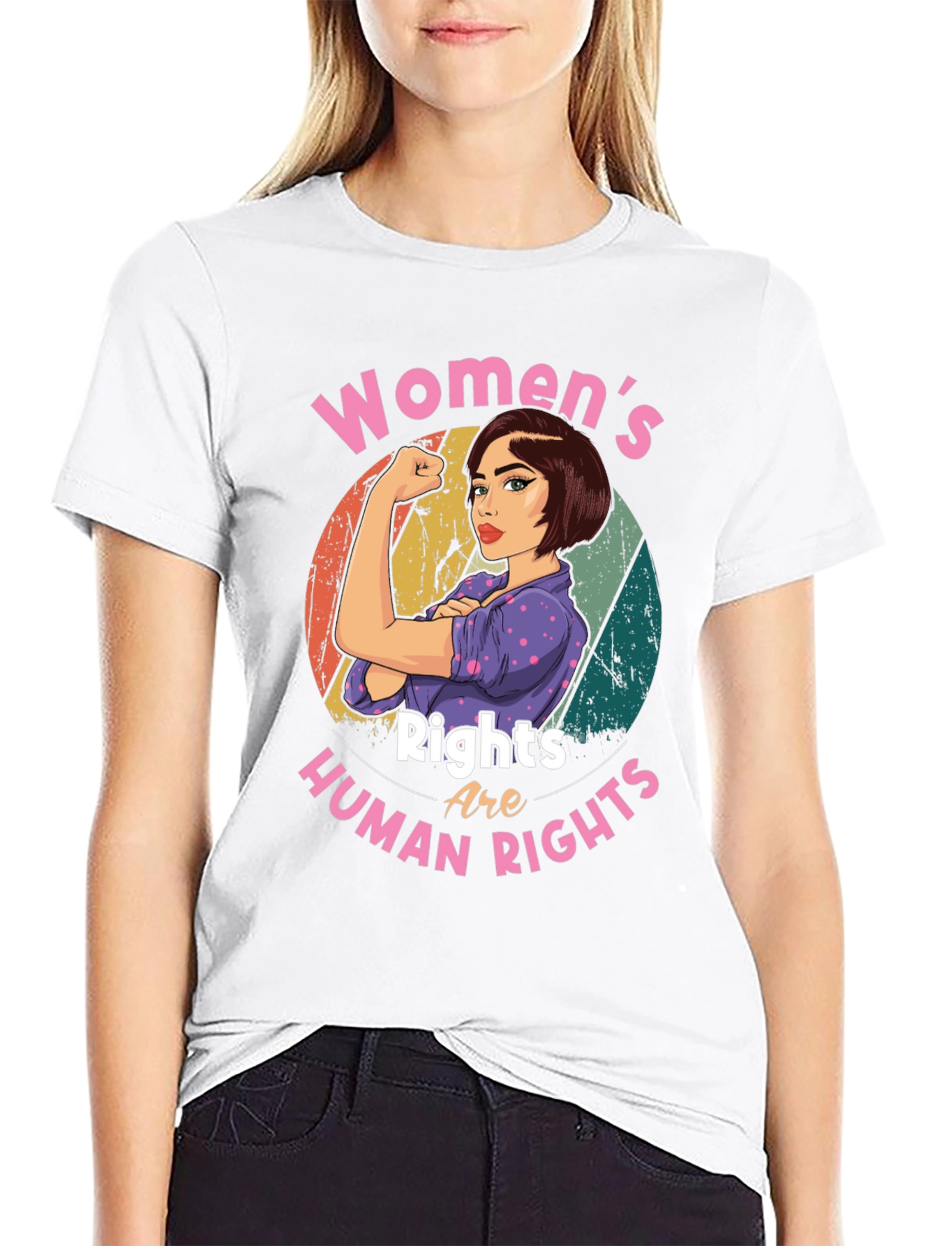Womens Rights Are Human Rights Graphic Tee