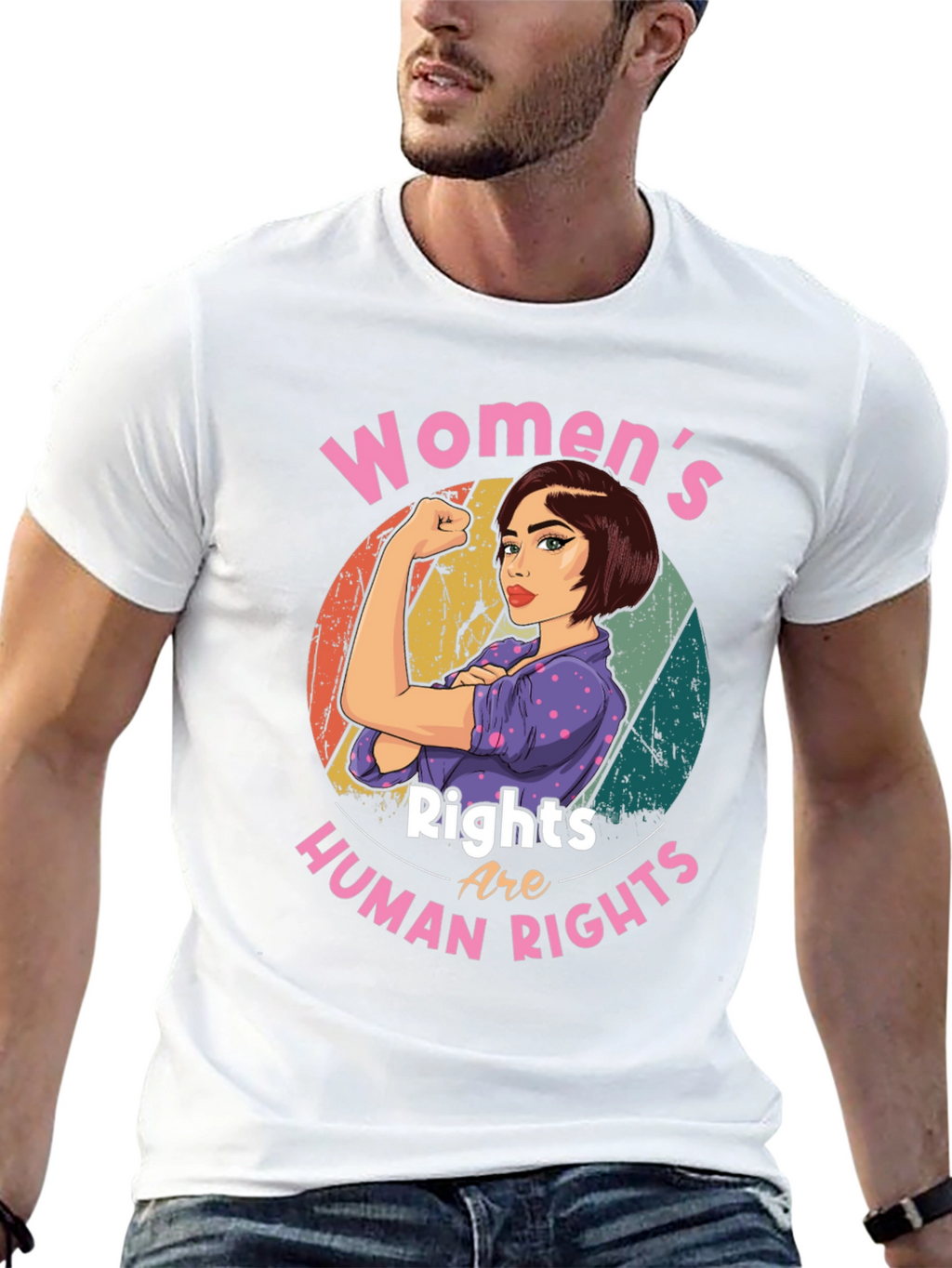 Womens Rights Are Human Rights Graphic Tee