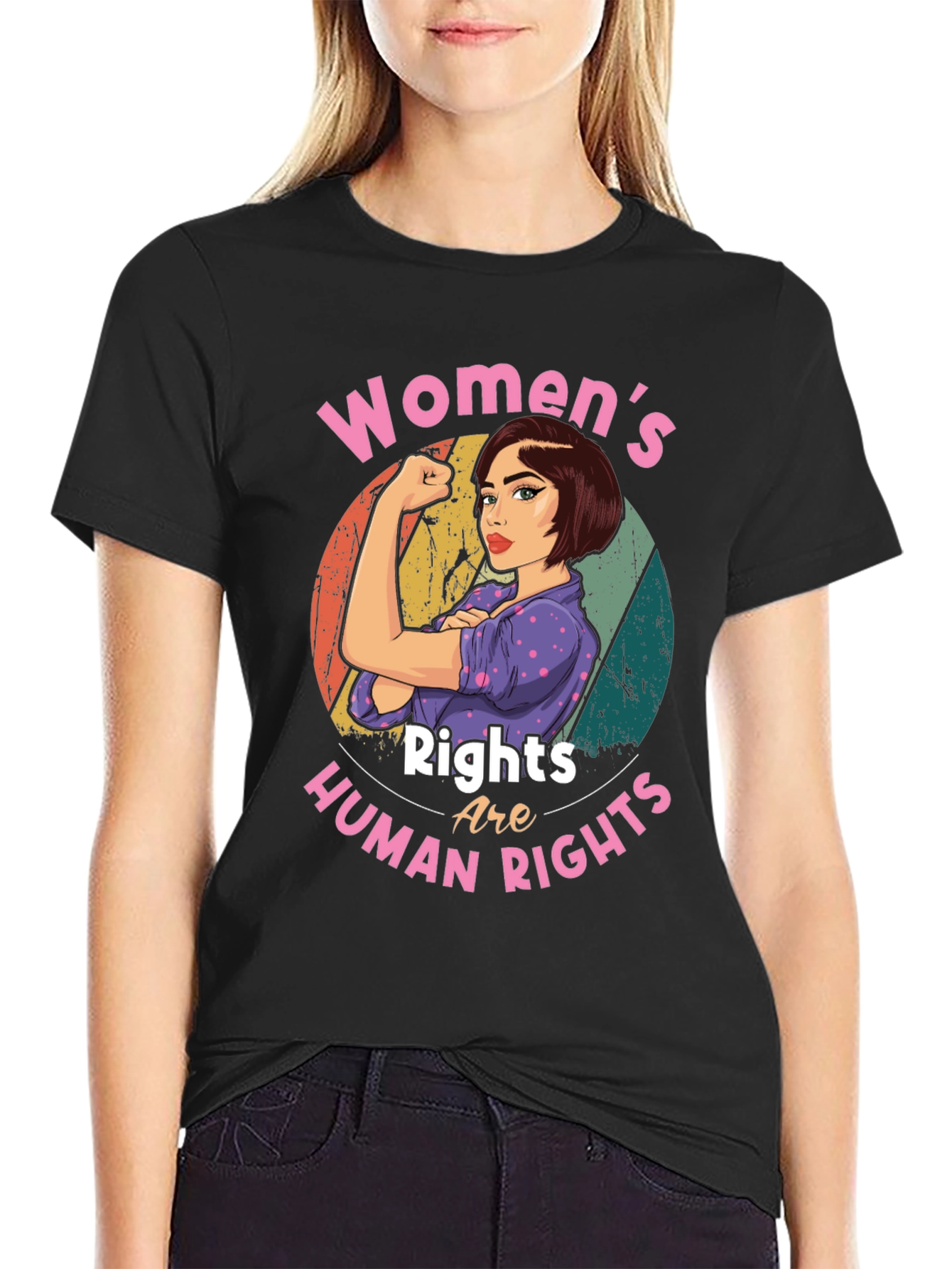 Womens Rights Are Human Rights Graphic Tee