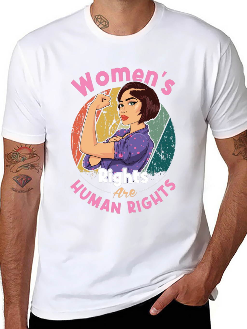 Womens Rights Are Human Rights Graphic Tee