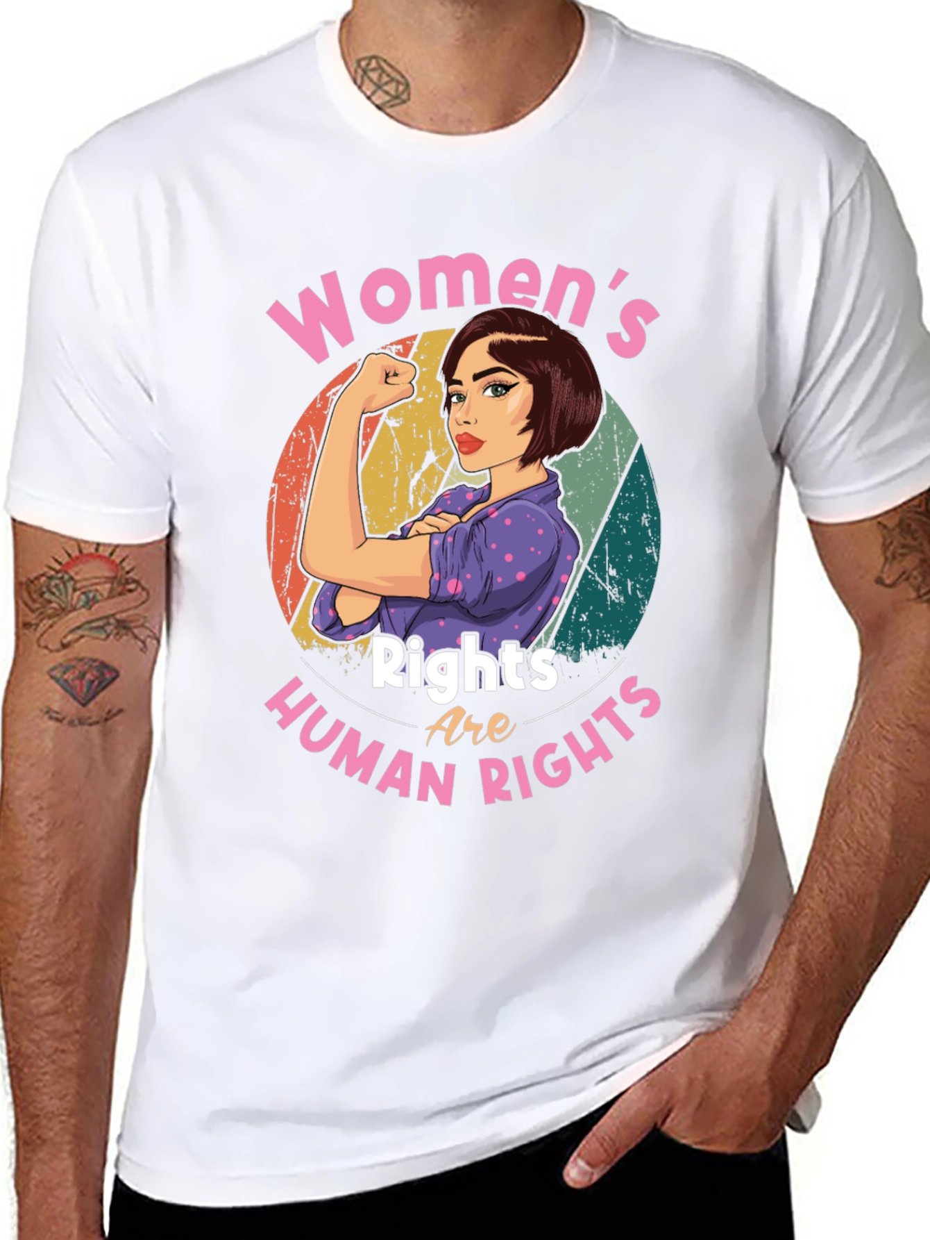 Womens Rights Are Human Rights Graphic Tee