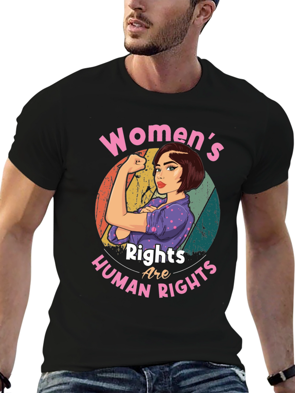 Womens Rights Are Human Rights Graphic Tee