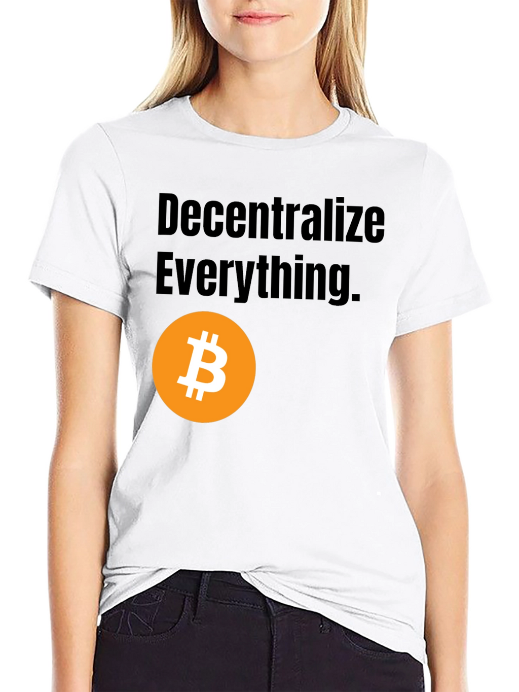 Decentralize Everything Bitcoin Graphic Tee