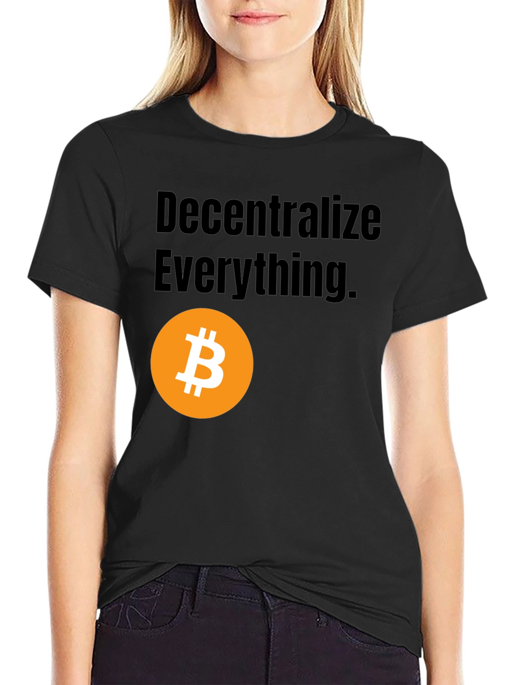 Decentralize Everything Bitcoin Graphic Tee