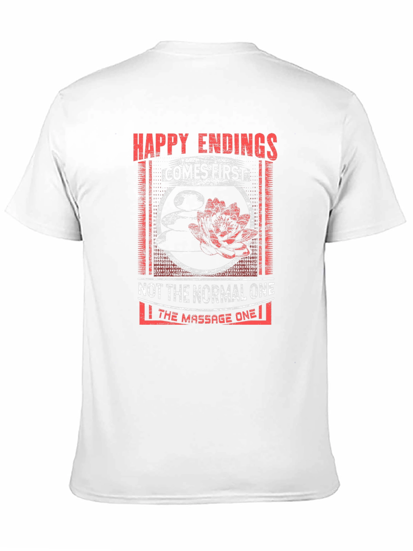Happy Endings Massage T-Shirt - Funny Graphic Tee