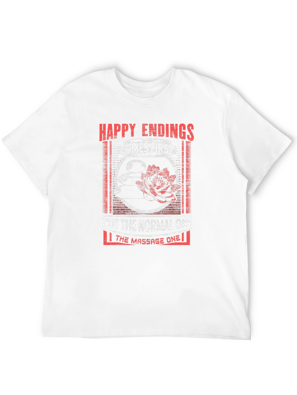 Happy Endings Massage T-Shirt - Funny Graphic Tee