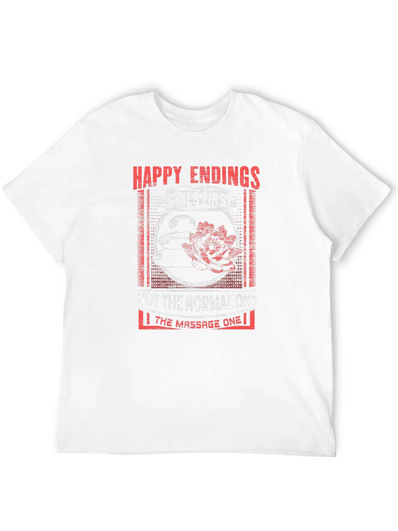 Happy Endings Massage T-Shirt - Funny Graphic Tee