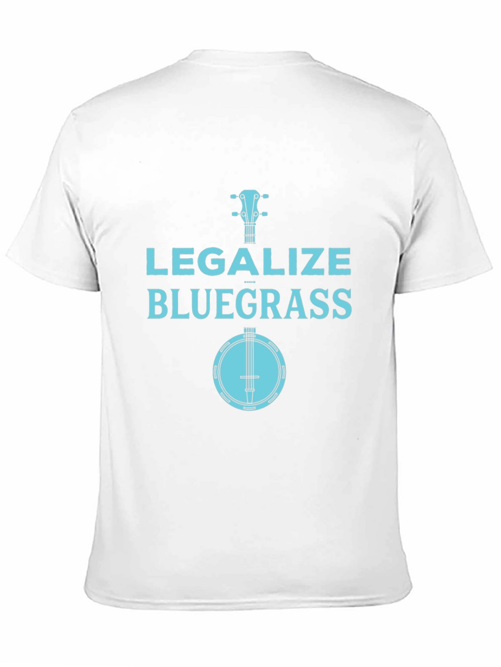 Legalize Bluegrass Banjo Graphic Tee - Black