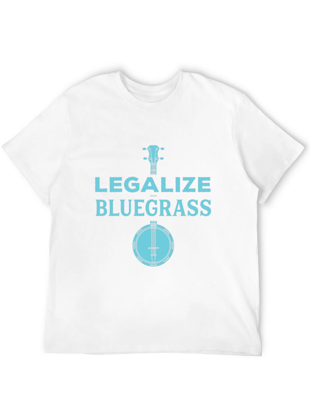 Legalize Bluegrass Banjo Graphic Tee - Black