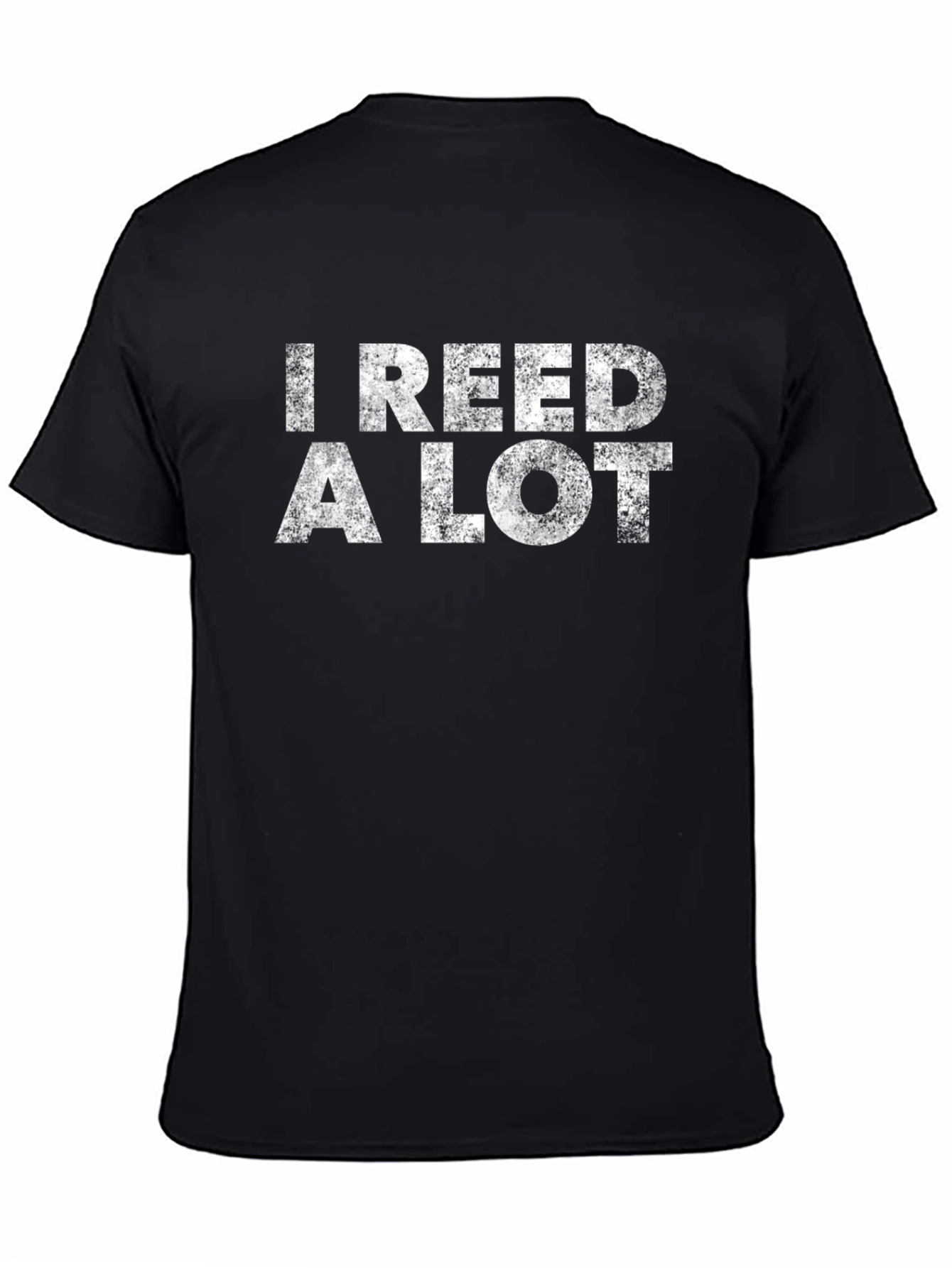 I Reed A Lot Black Graphic T-Shirt