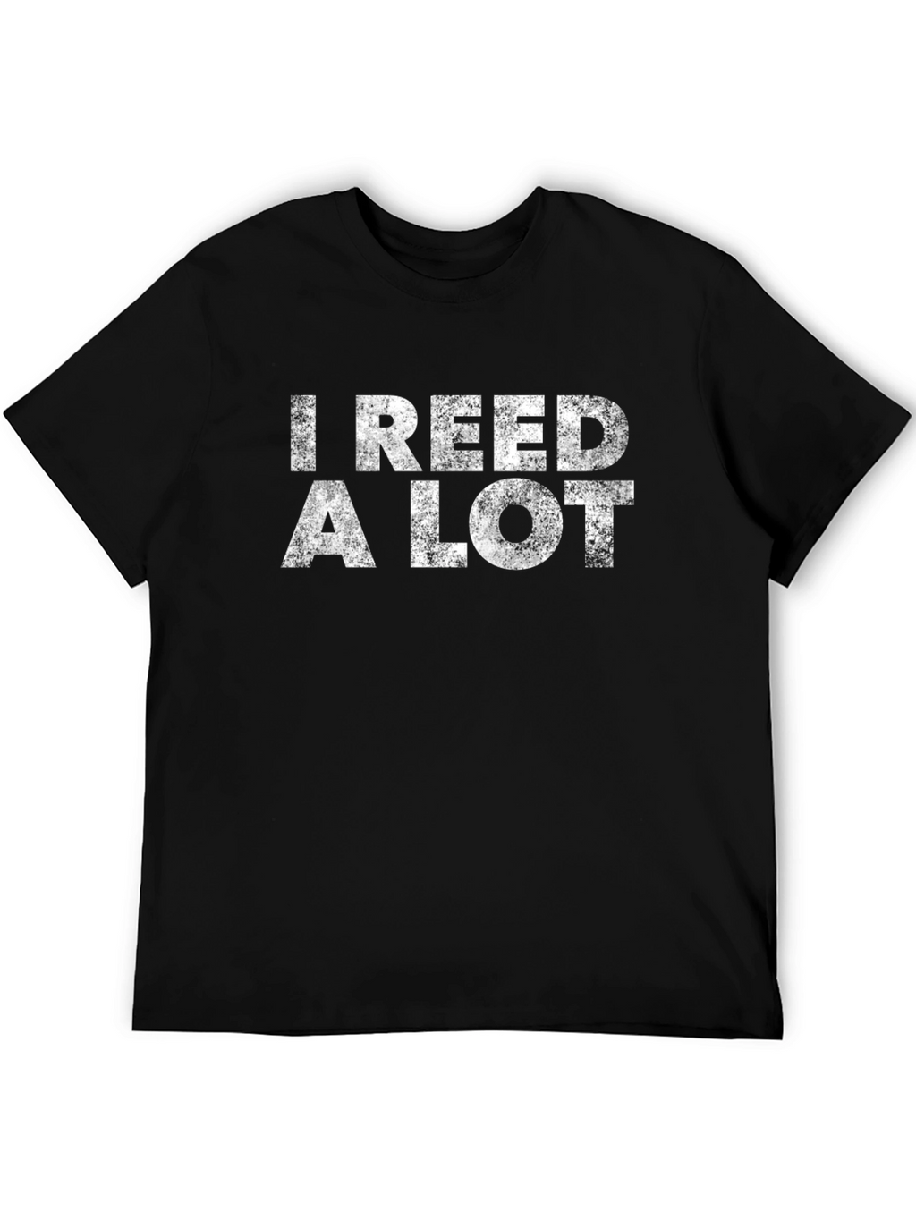 I Reed A Lot Black Graphic T-Shirt