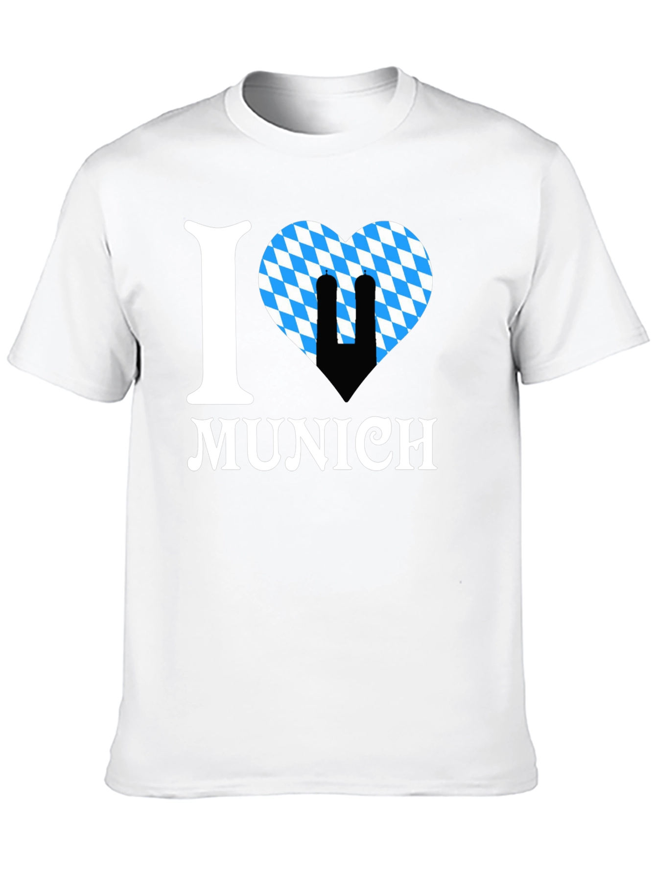I Love Munich T-Shirt Black Oktoberfest Tee