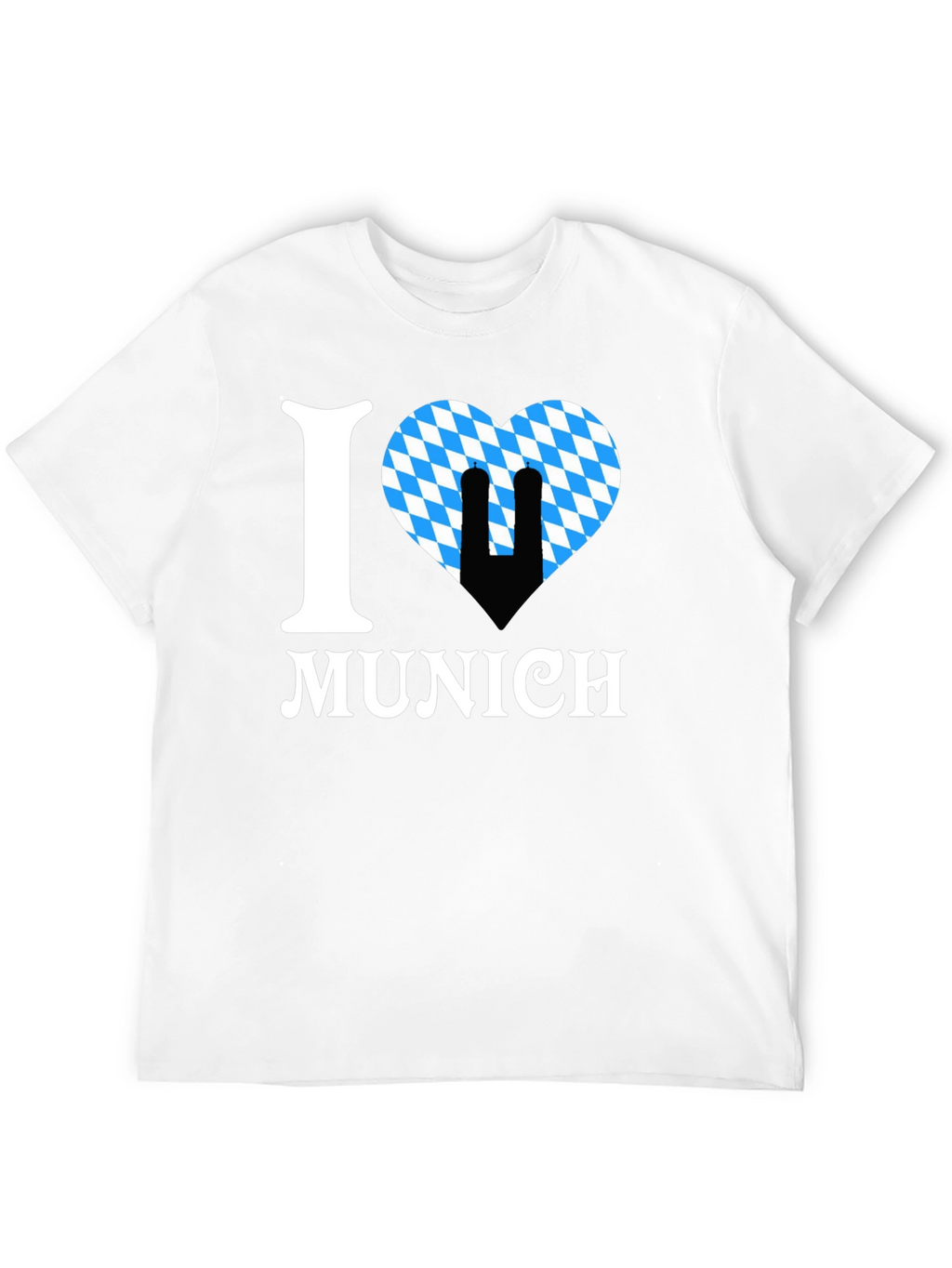 I Love Munich T-Shirt Black Oktoberfest Tee