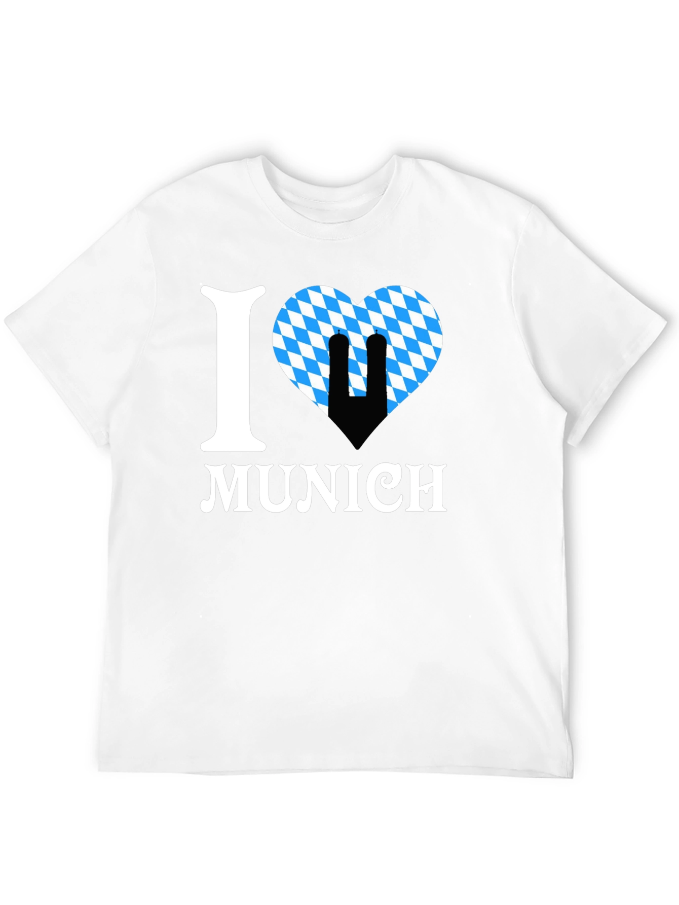 I Love Munich T-Shirt Black Oktoberfest Tee