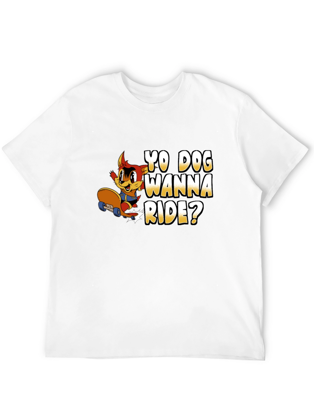 Yo Dog Wanna Ride? Black T-Shirt