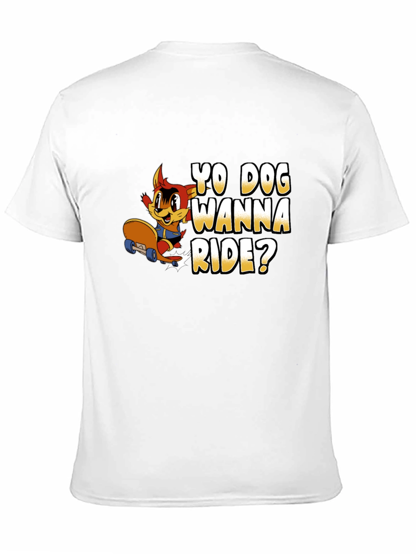 Yo Dog Wanna Ride? Black T-Shirt