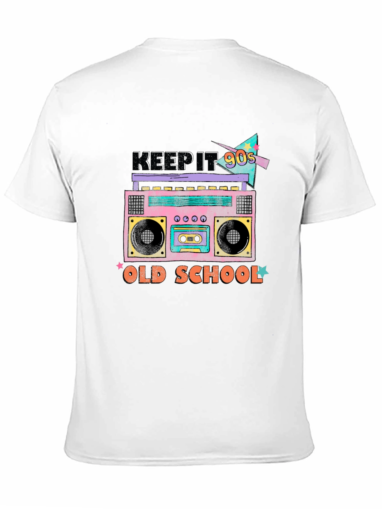 Keep It 90s Retro Boombox Graphic Tee