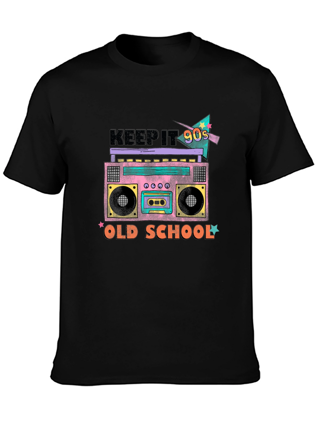 Keep It 90s Retro Boombox Graphic Tee