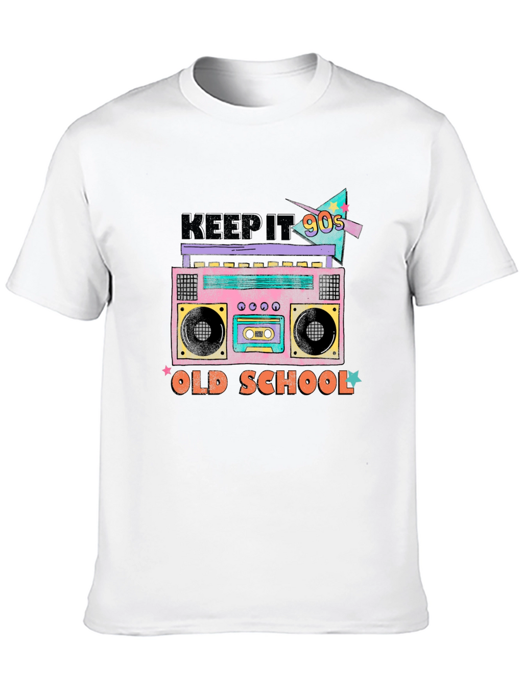 Keep It 90s Retro Boombox Graphic Tee