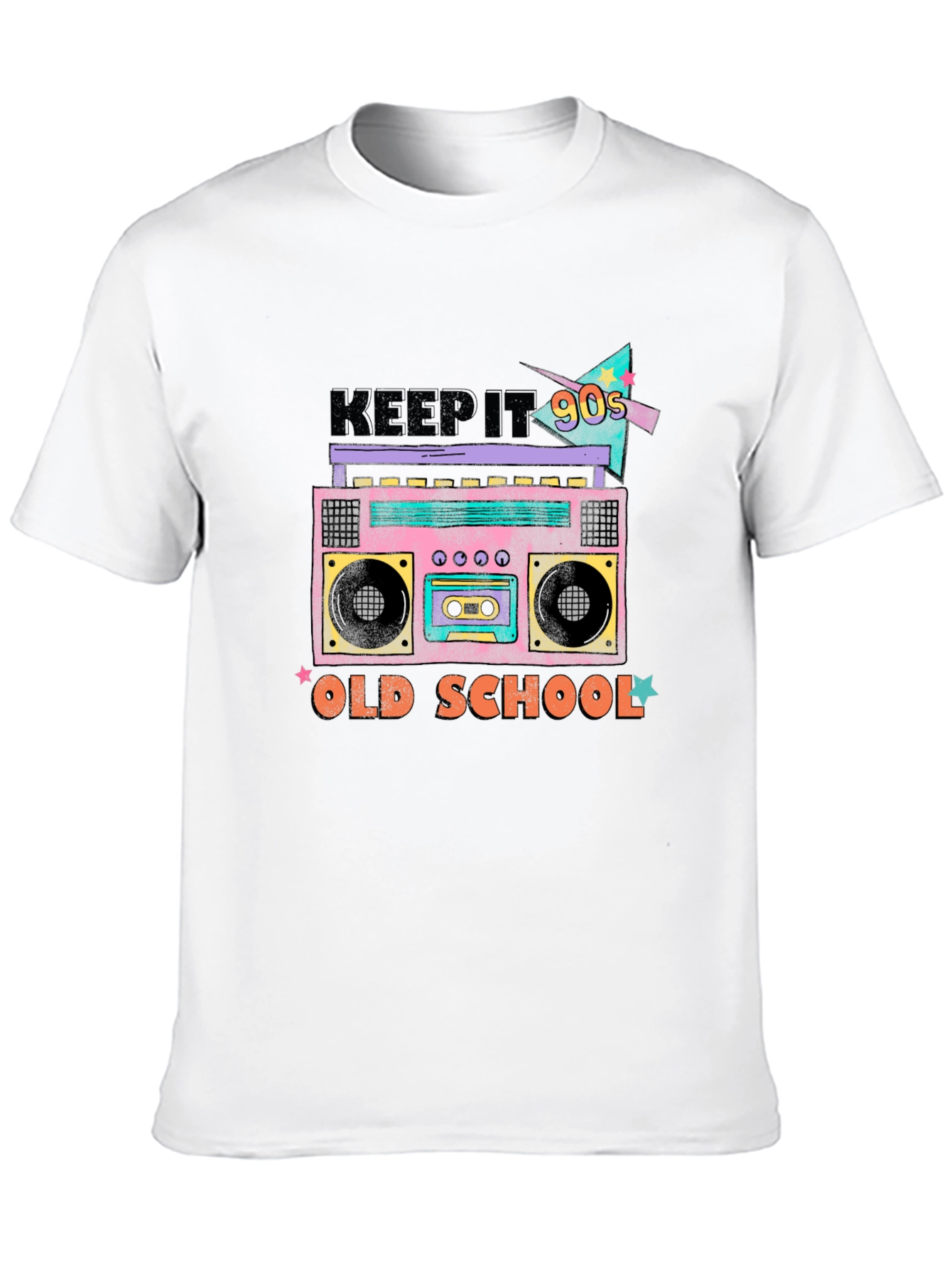 Keep It 90s Retro Boombox Graphic Tee