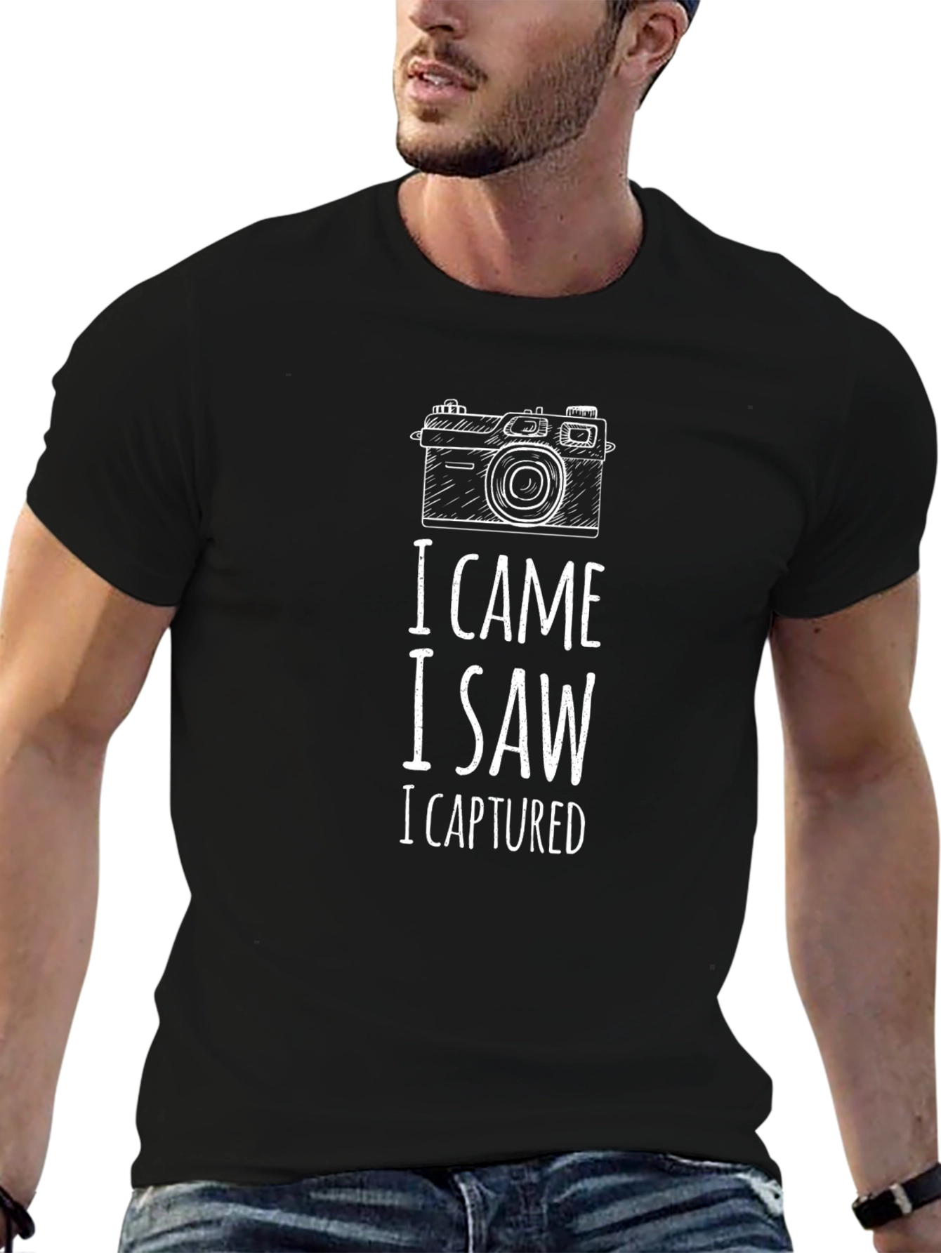 I Came I Saw I Captured Camera Graphic Tee