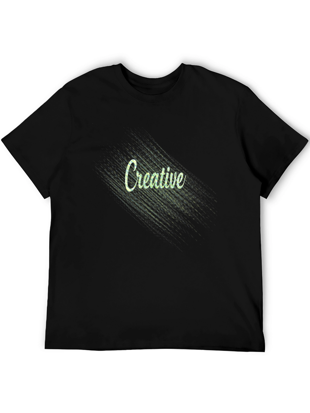 Creative Graphic Tee - Unisex Black T-Shirt