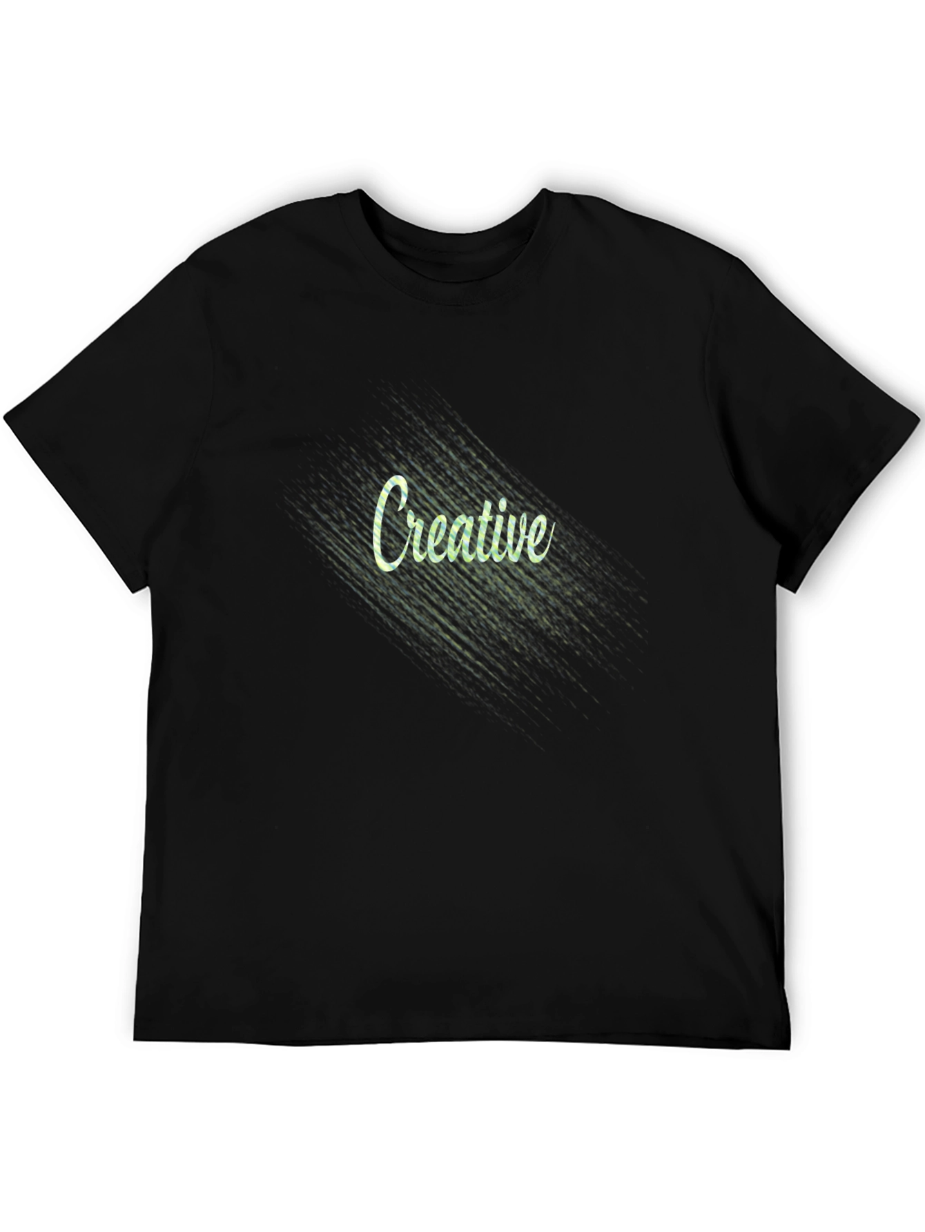Creative Graphic Tee - Unisex Black T-Shirt