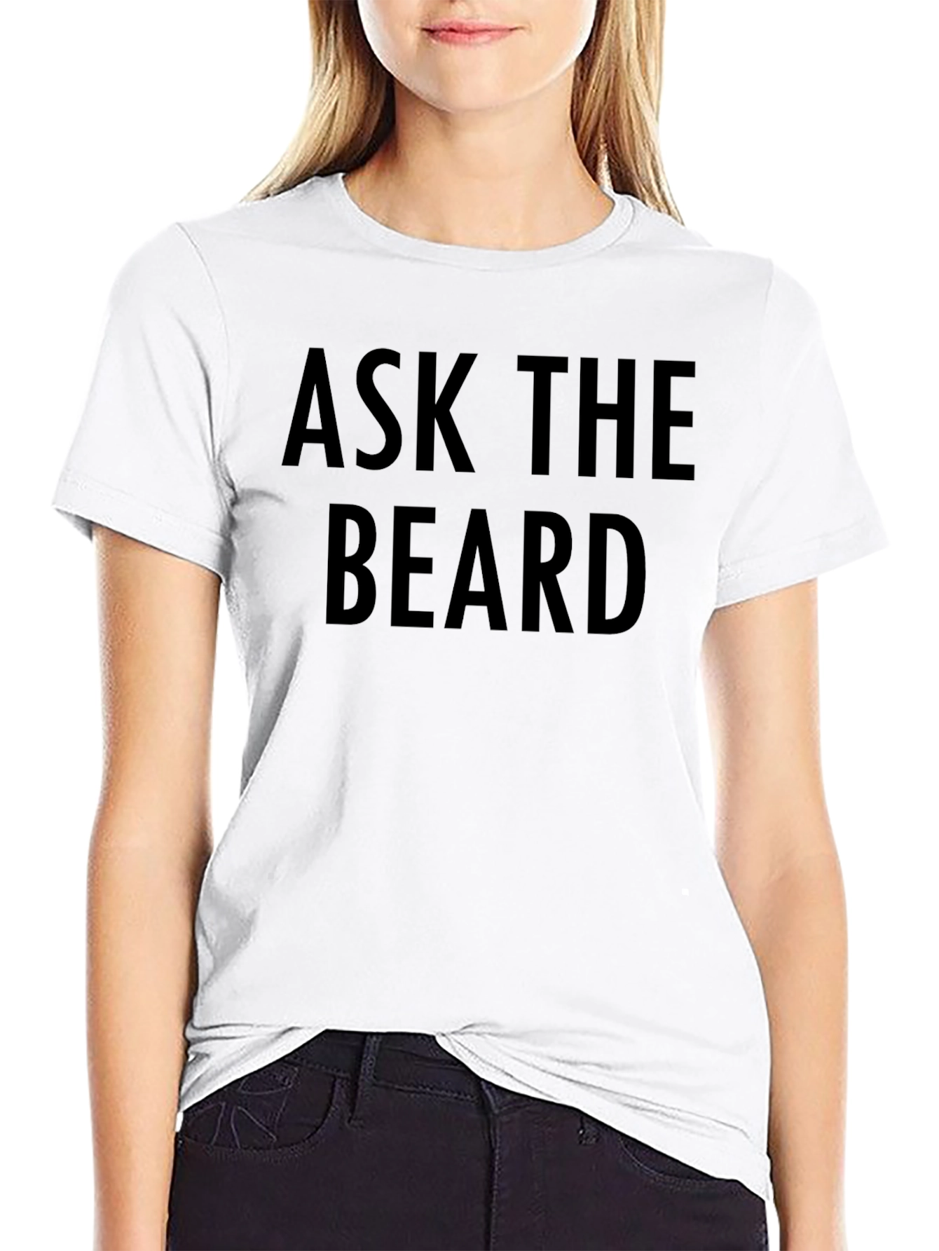 Ask The Beard Graphic T-Shirt