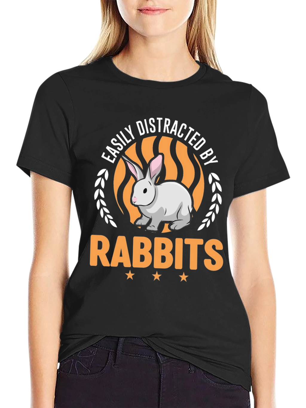 Easily Distracted By Rabbits T-Shirt