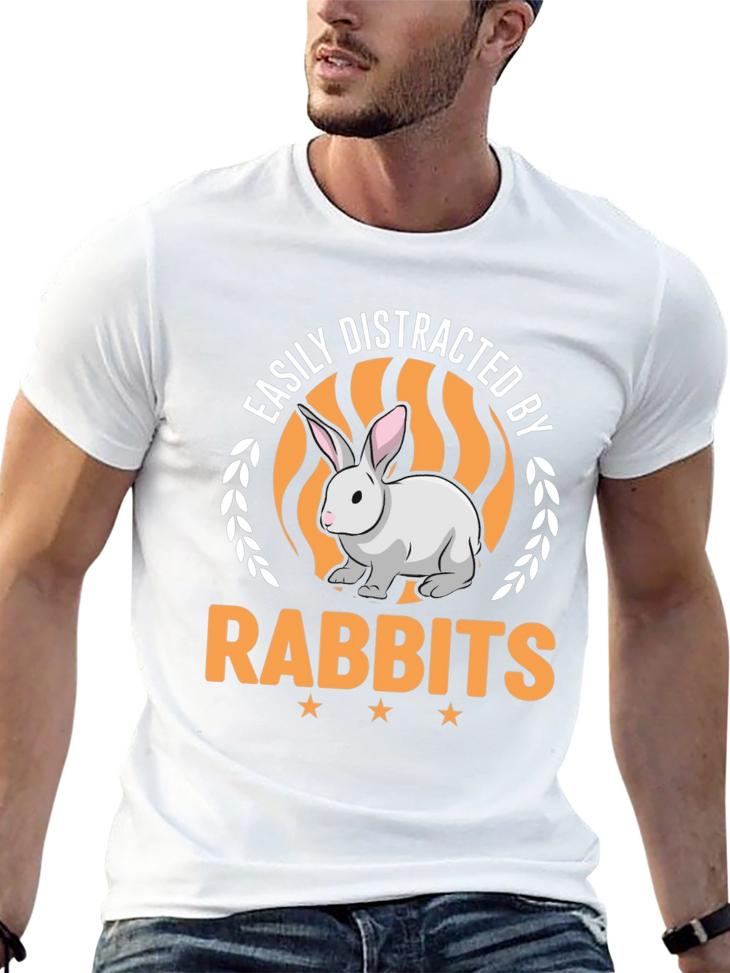 Easily Distracted By Rabbits T-Shirt