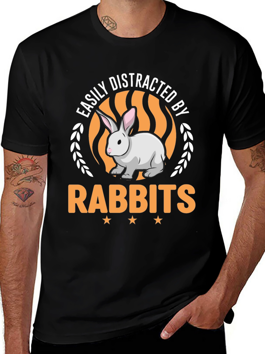Easily Distracted By Rabbits T-Shirt