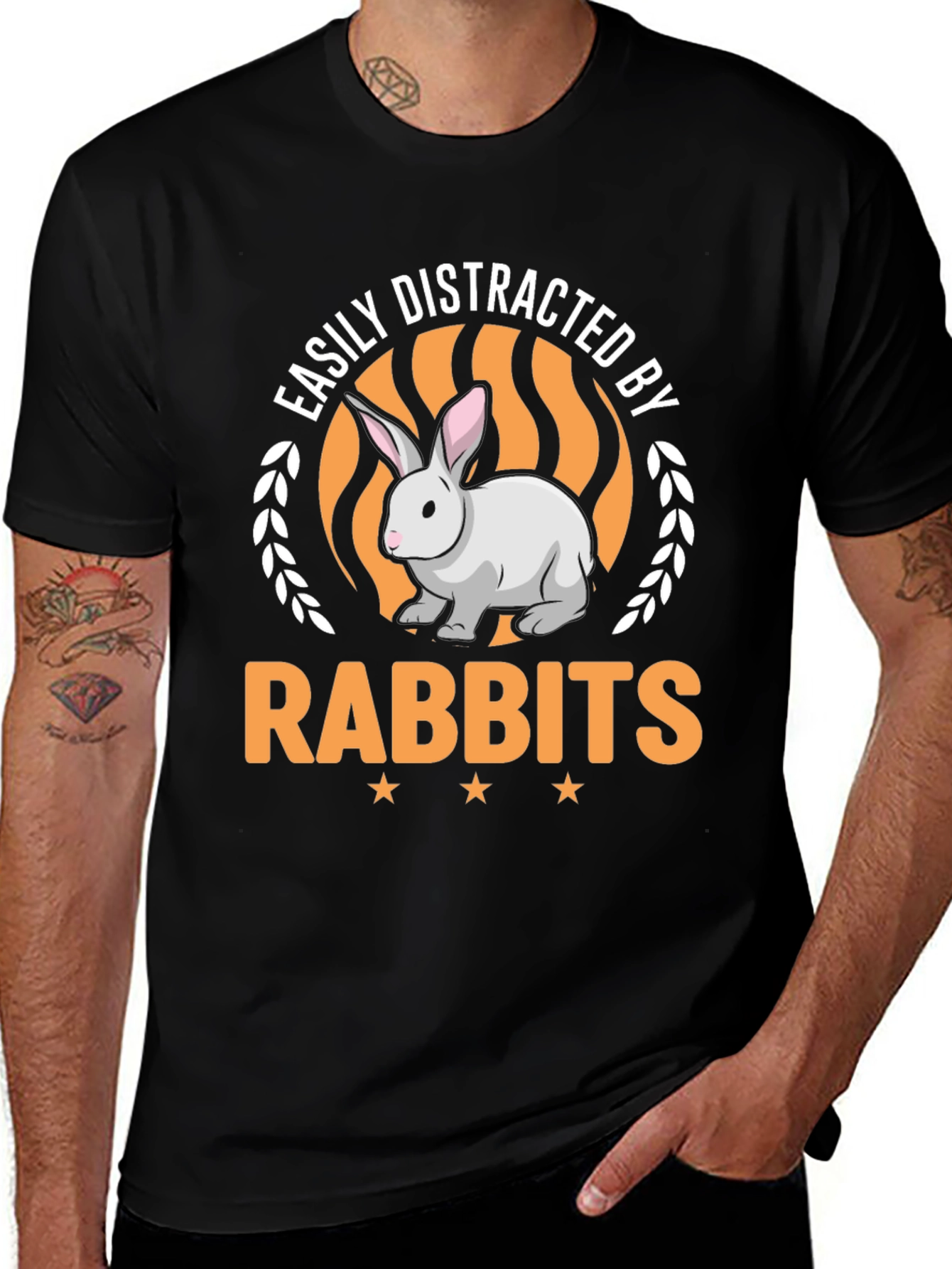 Easily Distracted By Rabbits T-Shirt