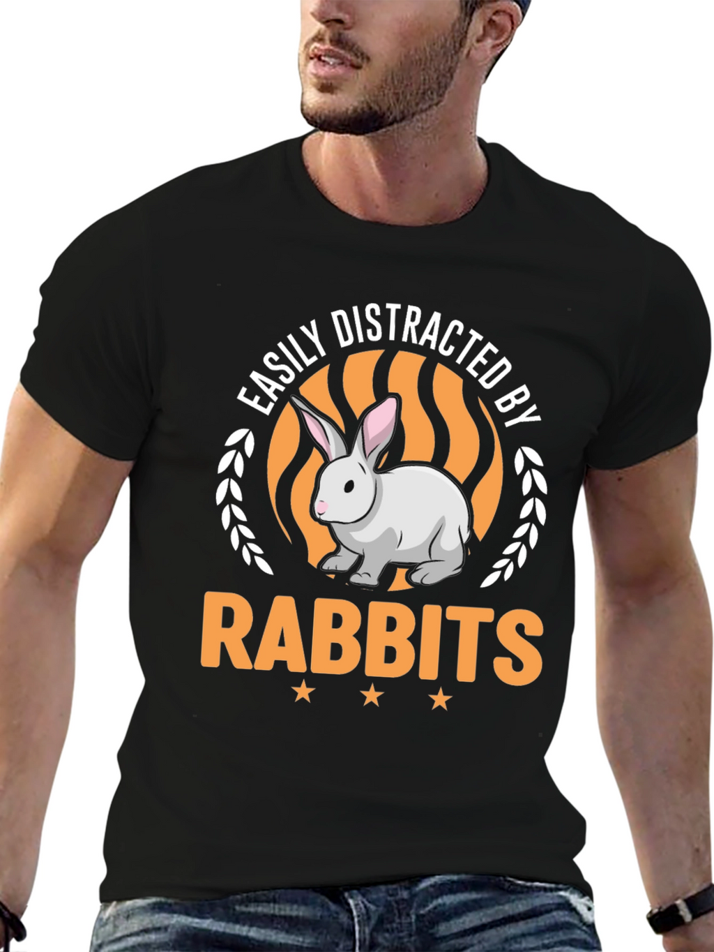 Easily Distracted By Rabbits T-Shirt