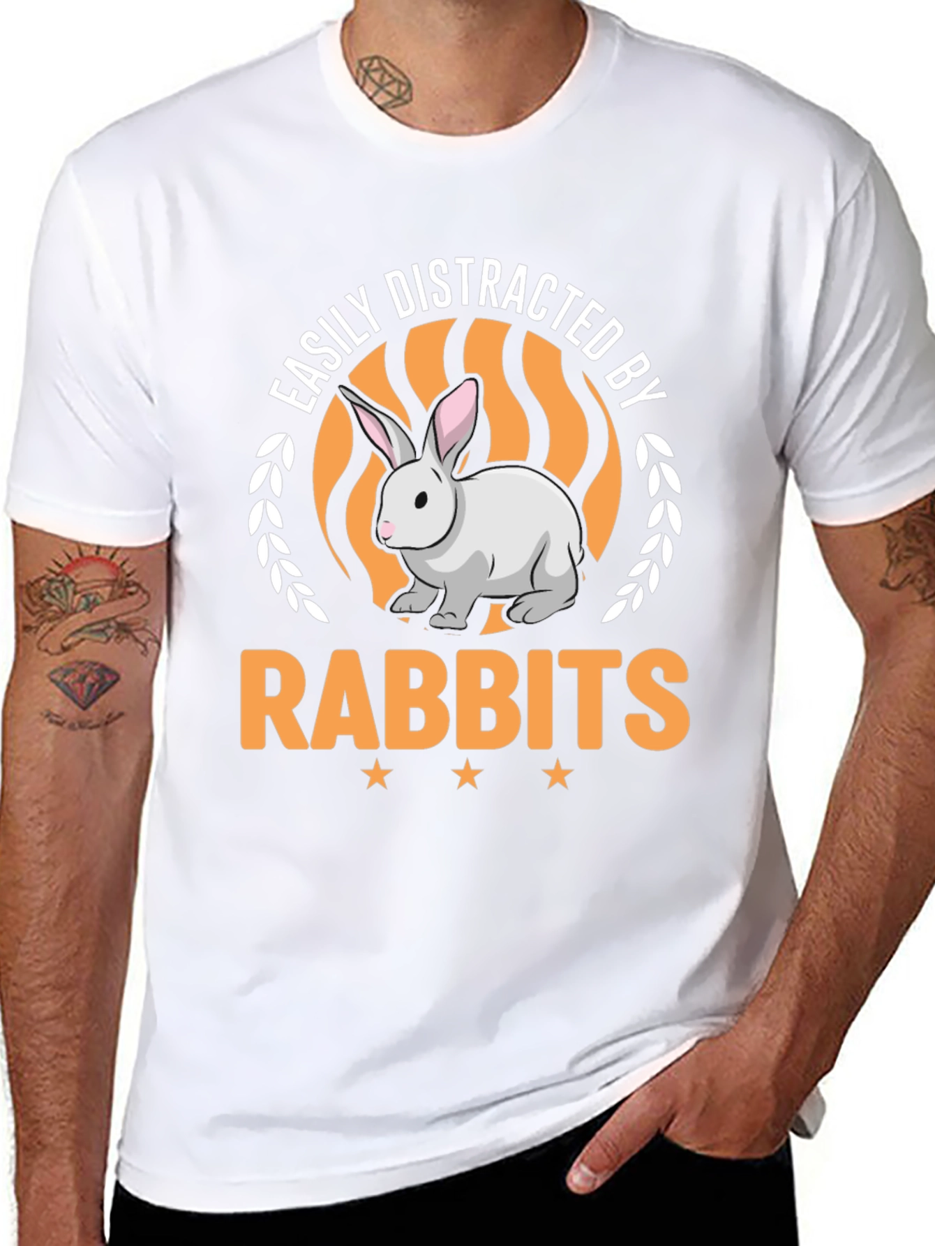 Easily Distracted By Rabbits T-Shirt