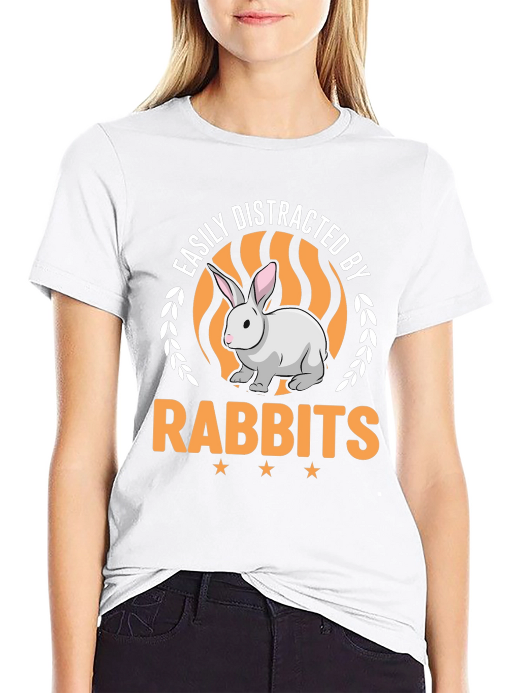 Easily Distracted By Rabbits T-Shirt