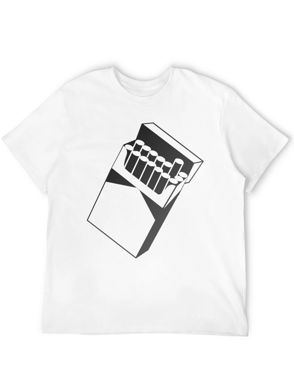 Cigarette Pack Graphic T-Shirt - Classic Black Tee