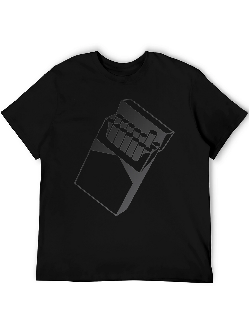 Cigarette Pack Graphic T-Shirt - Classic Black Tee
