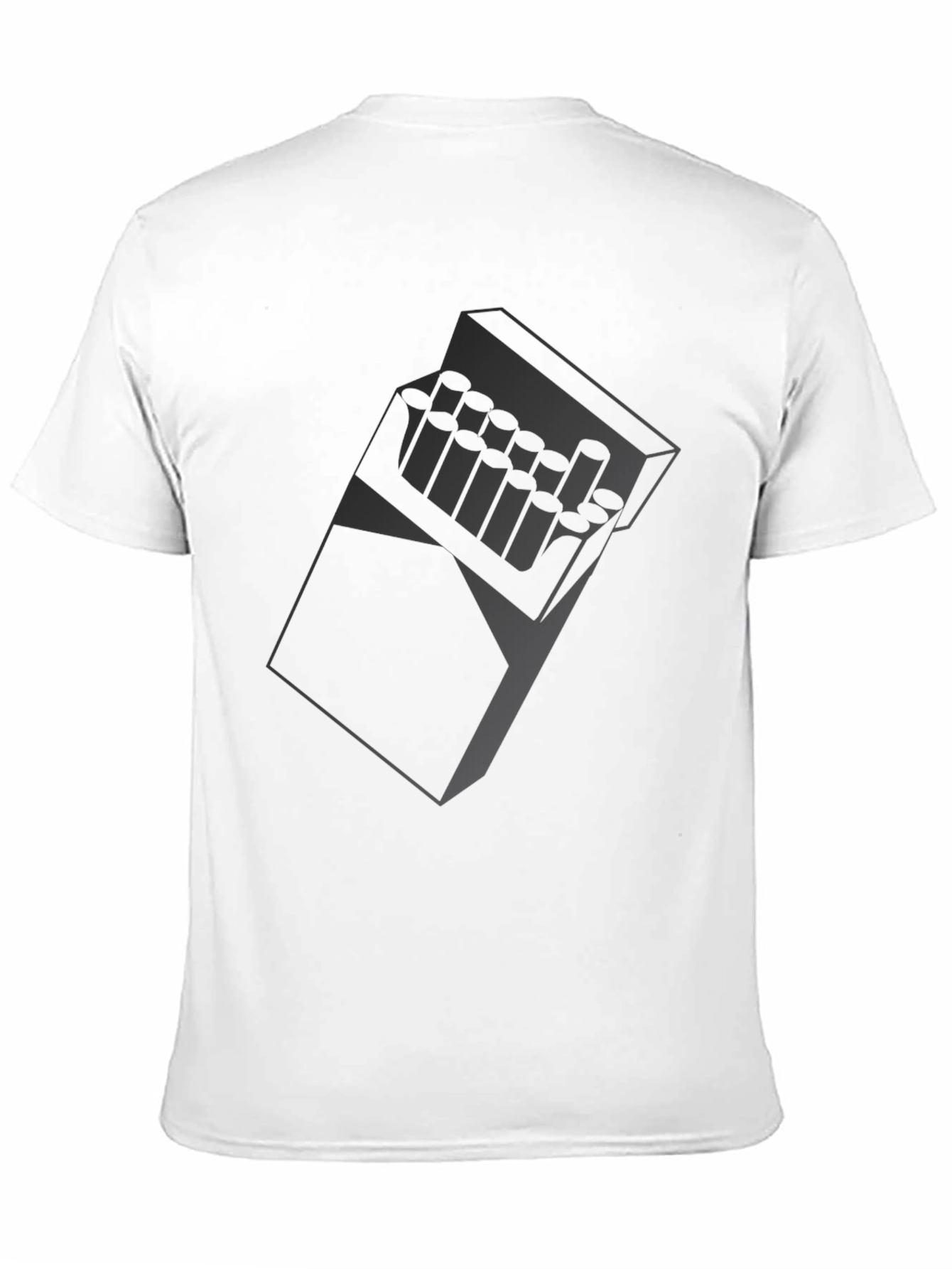 Cigarette Pack Graphic T-Shirt - Classic Black Tee