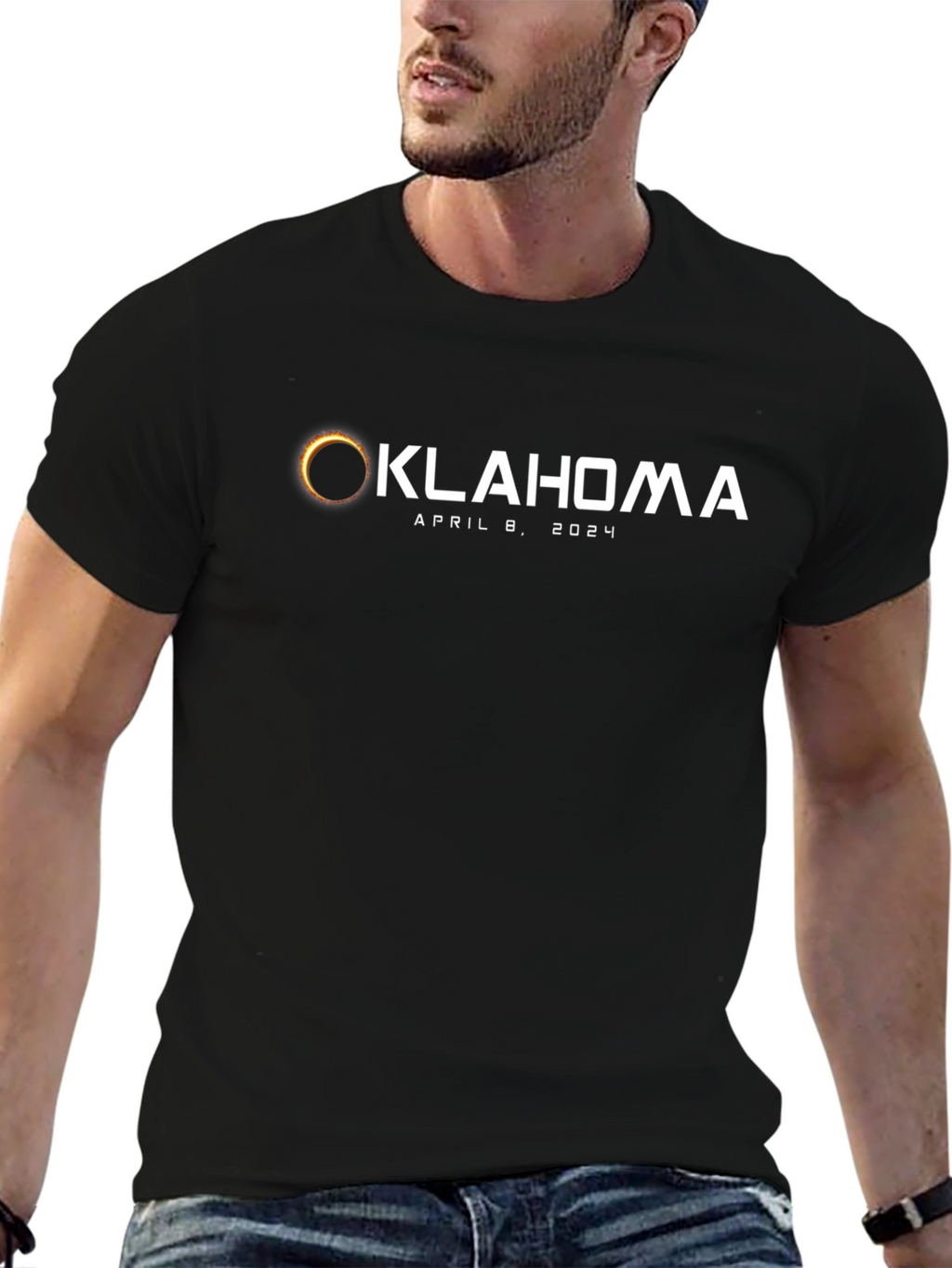 Oklahoma Eclipse April 8 2024 T-Shirt