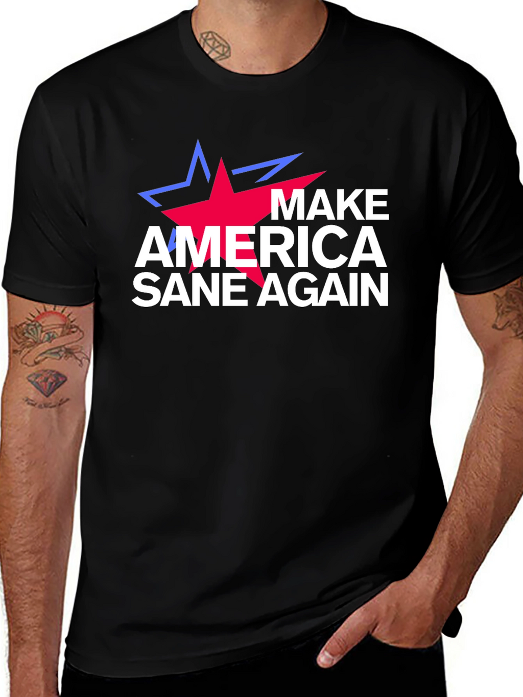 Make America Sane Again Political T-Shirt