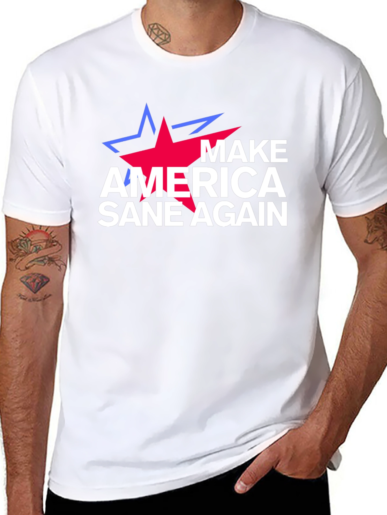 Make America Sane Again Political T-Shirt