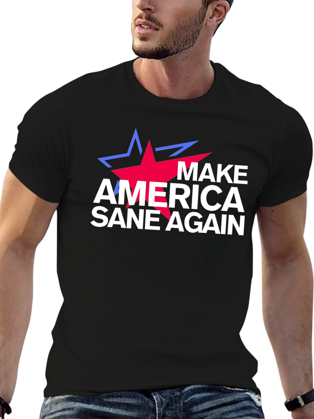 Make America Sane Again Political T-Shirt