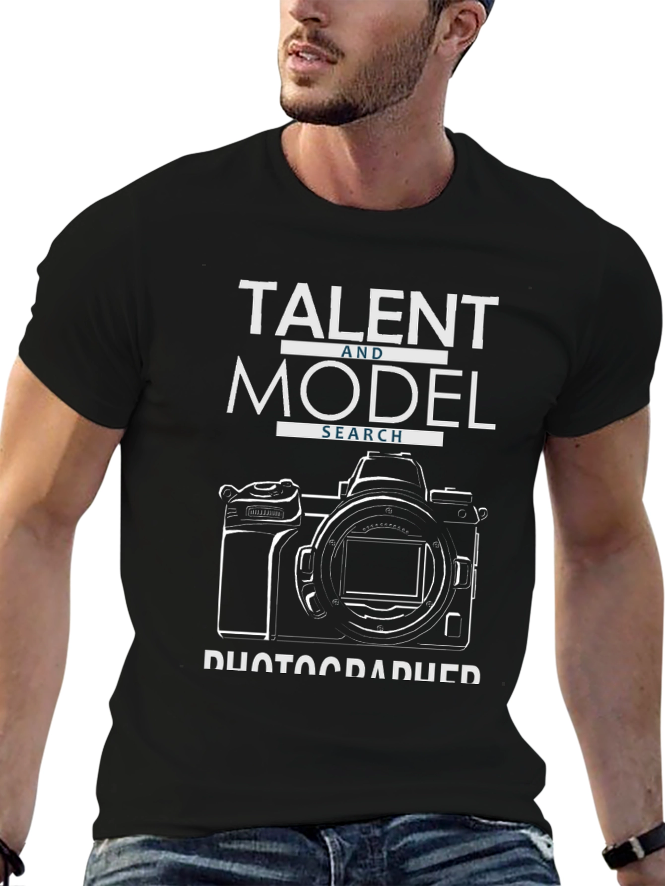 Talent & Model Search Photographer T-Shirt