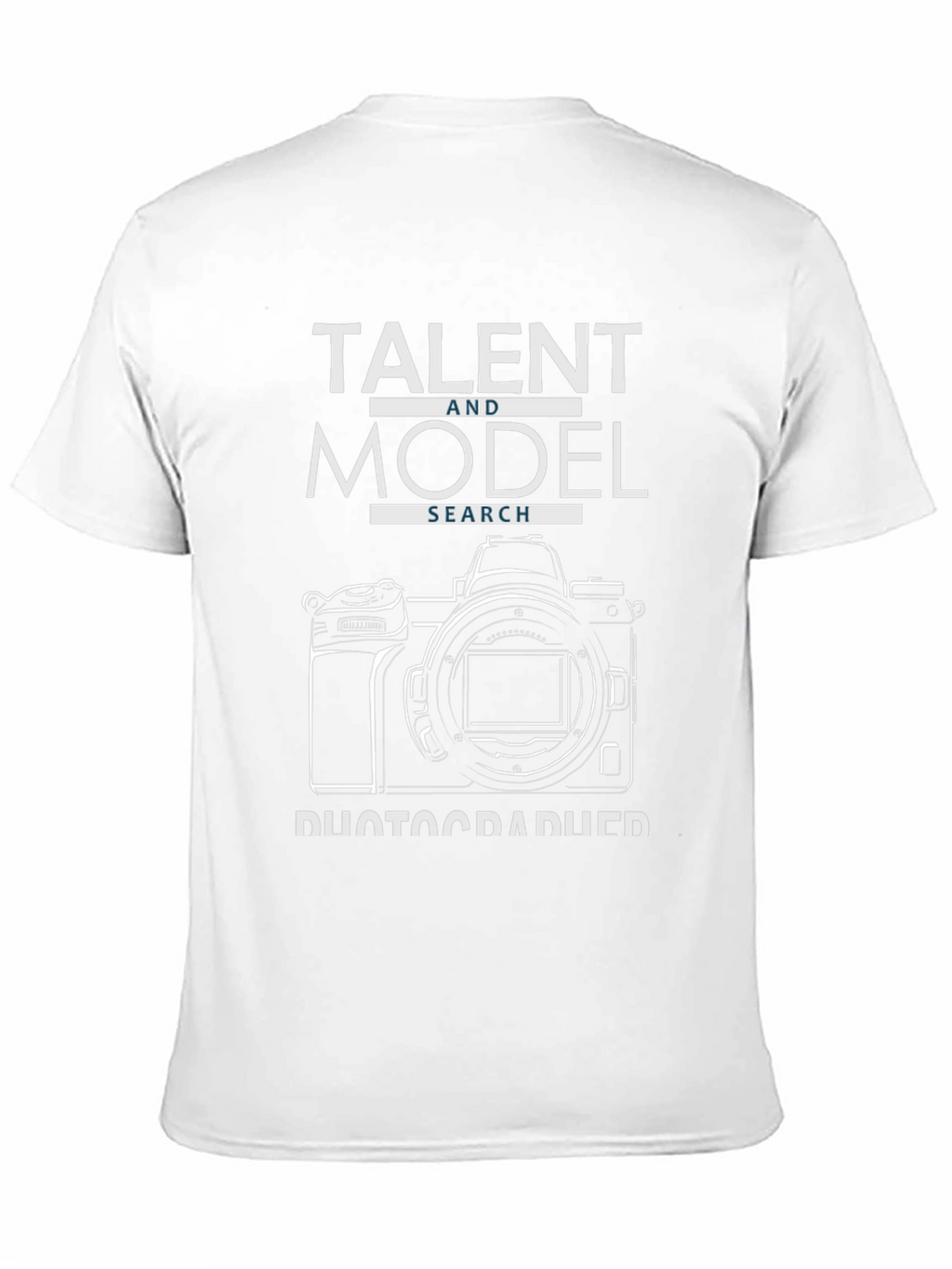 Talent & Model Search Photographer T-Shirt