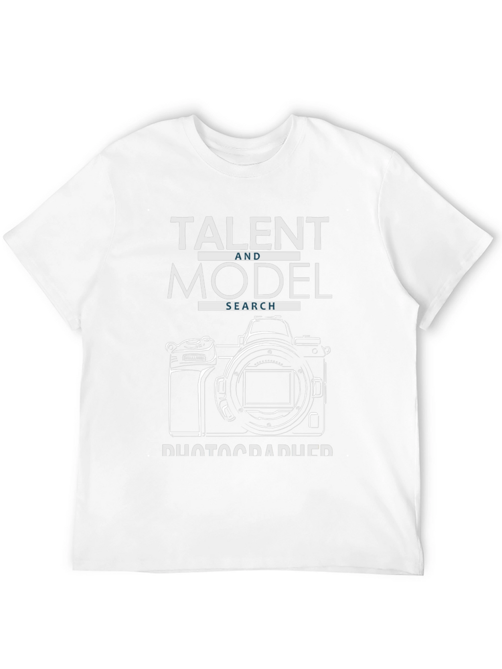 Talent & Model Search Photographer T-Shirt